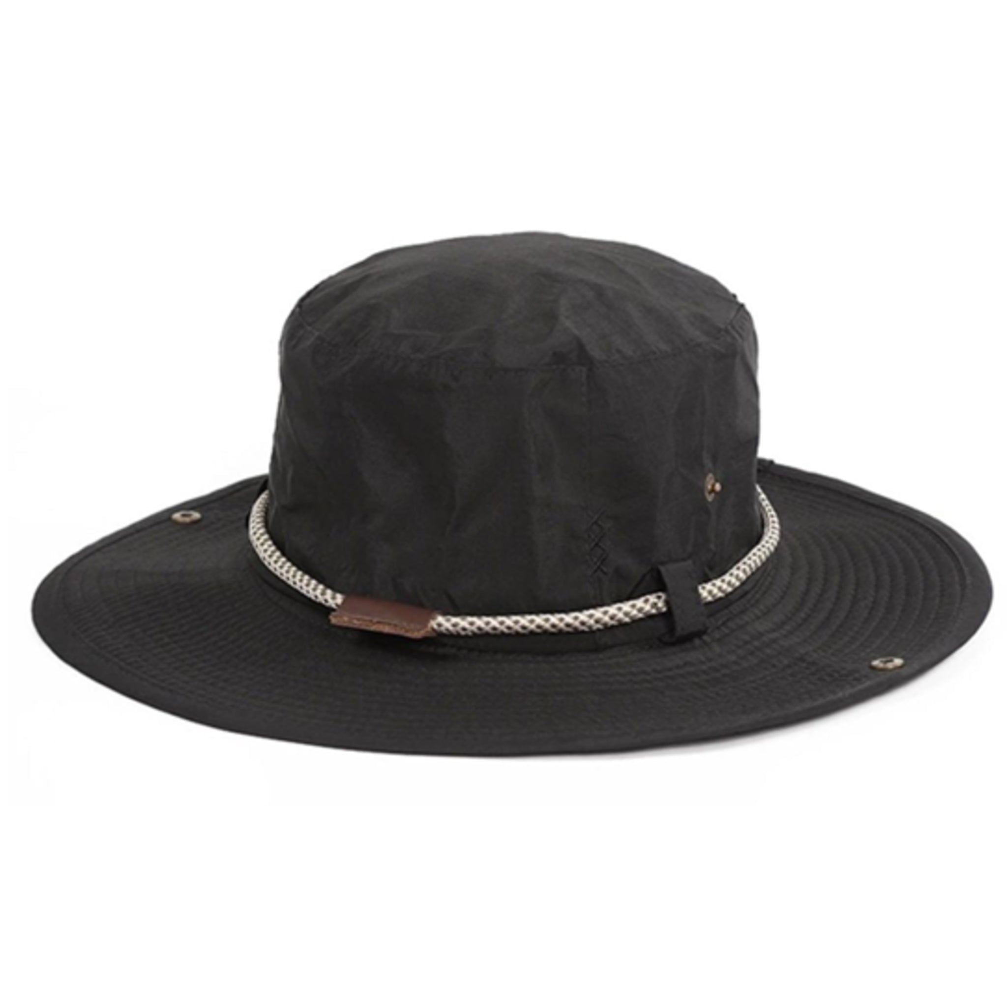 Nicky Adams men's crushable safari hat with wide brim and chin strap – lightweight sun hat for hiking, travel, and outdoor adventures
